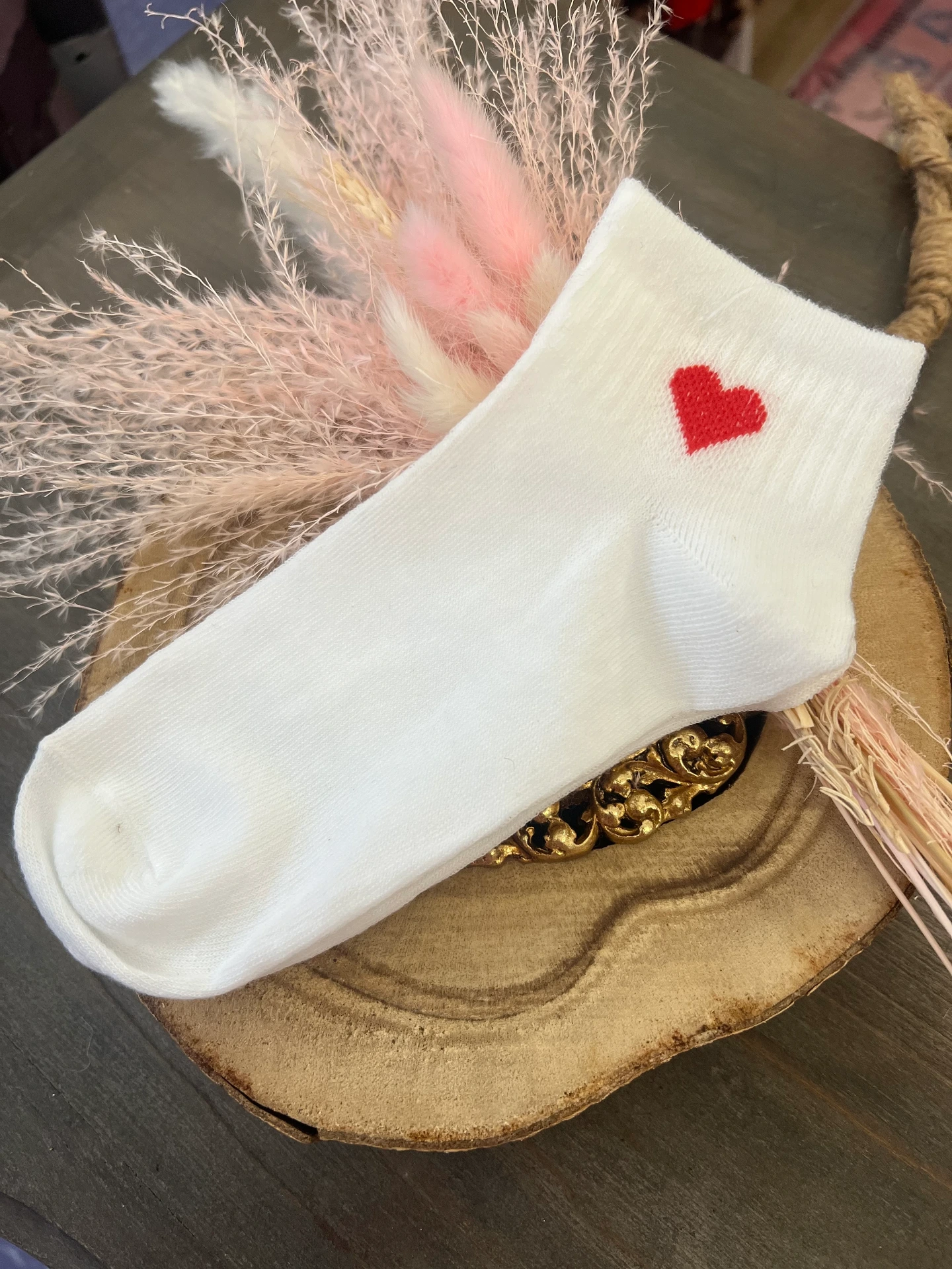 [KK04-1] Socket chaussette "Cœur"