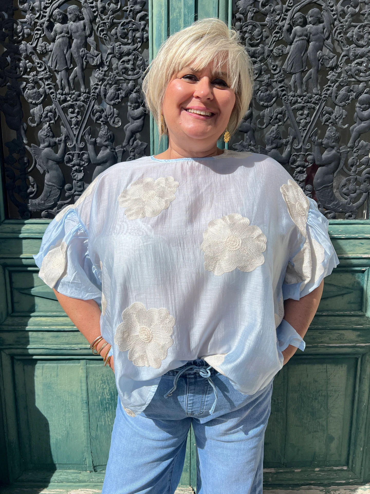 Tunique "La Bohème Cool" (Bleu)