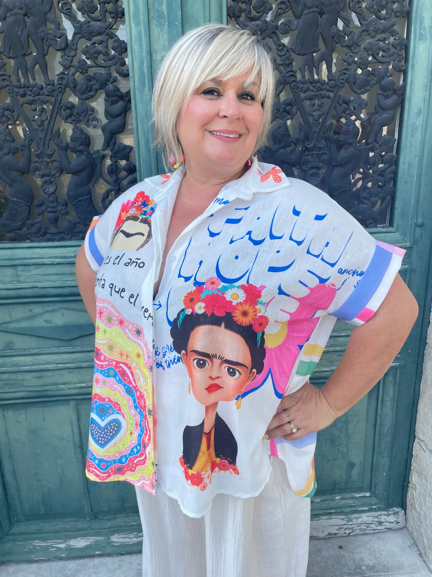 Chemise "Frida Pop Art 2026"