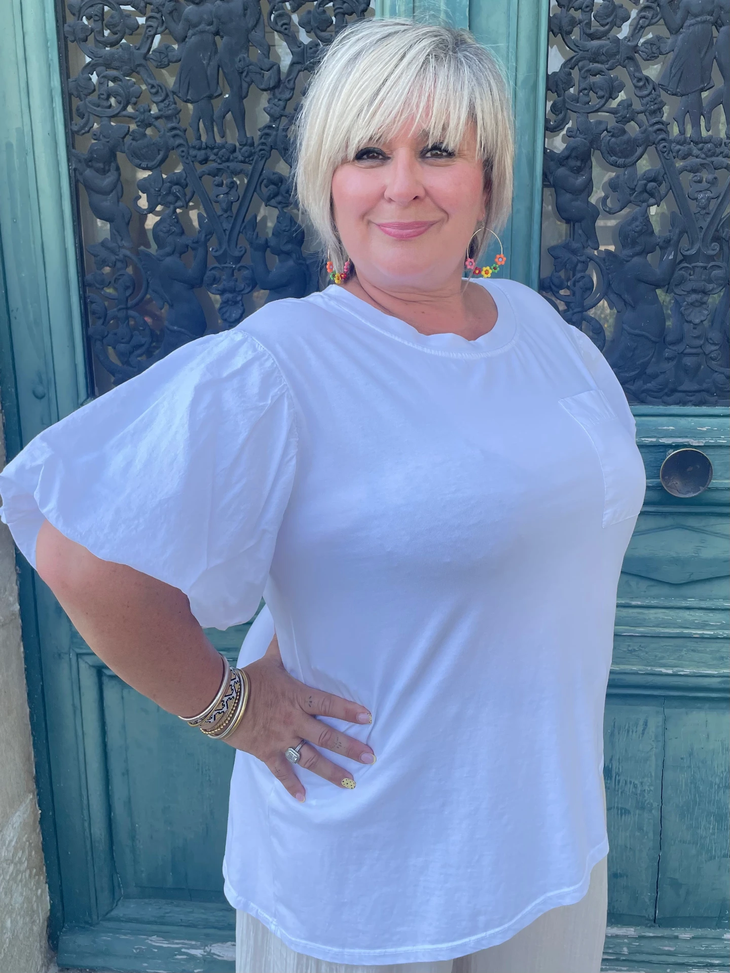 T-shirt "Manches bouffantes"