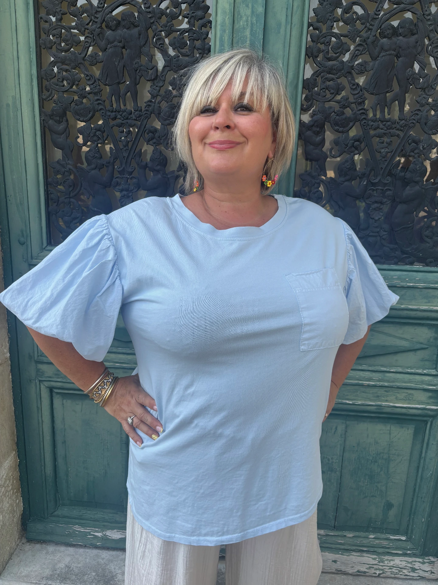 T-shirt "Manches bouffantes"