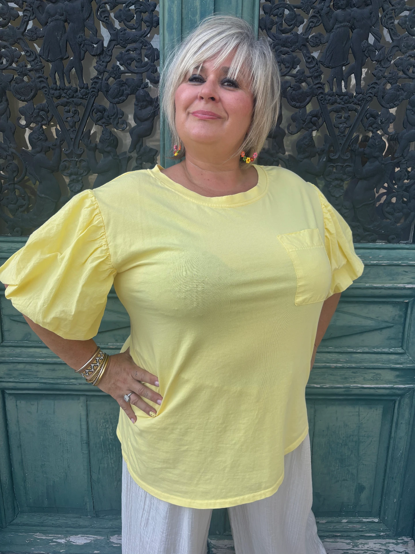 T-shirt "Manches bouffantes"