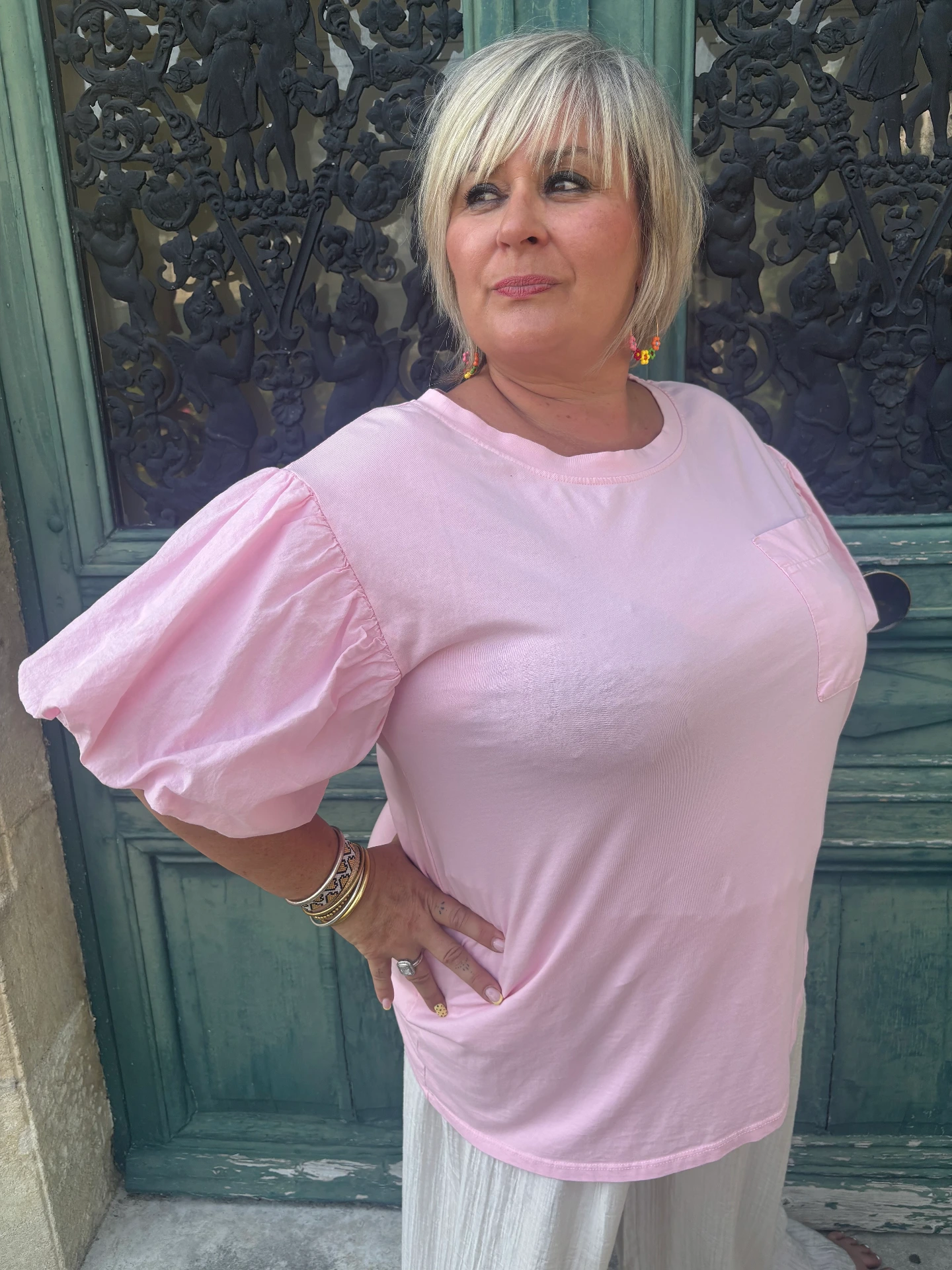 T-shirt "Manches bouffantes"