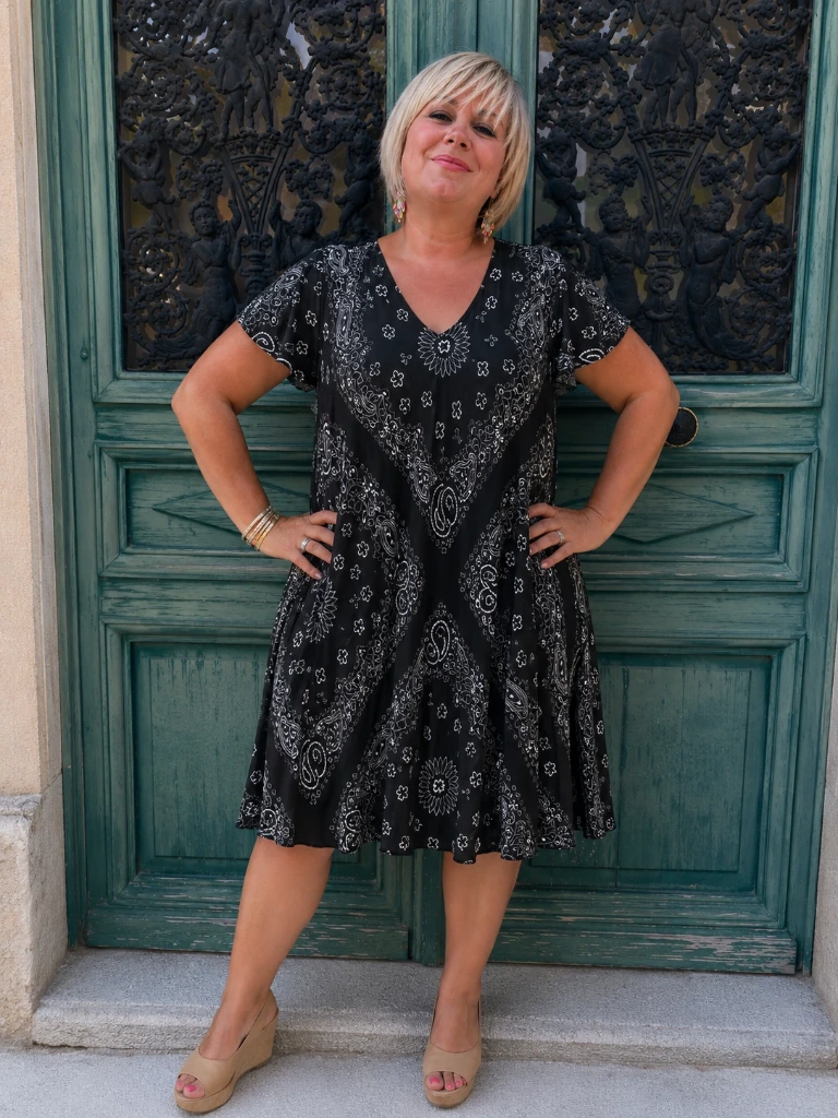 Robe "Bandana chic"