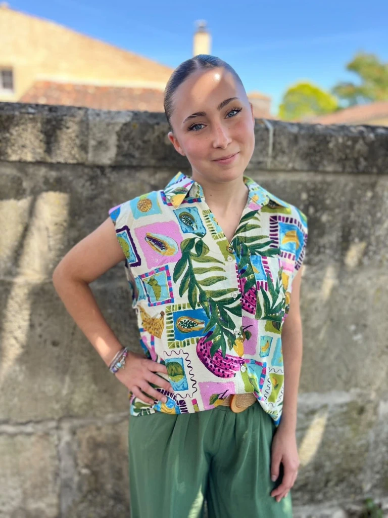 Chemise "Paradis Exotique" (S-M)