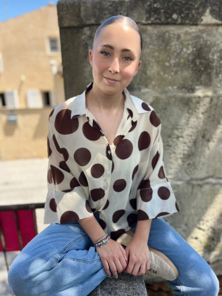 Chemise "Pois Gourmands" (S-M)