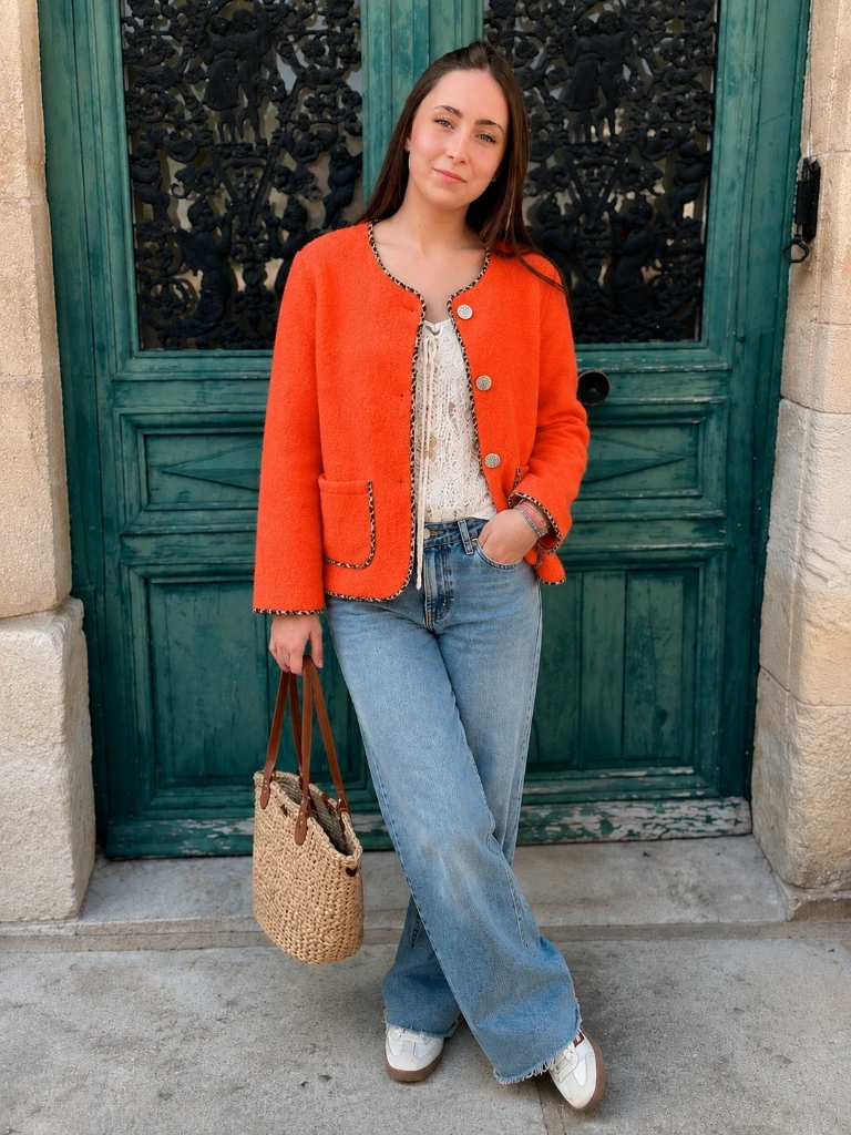 Veste Élégance "Orange"