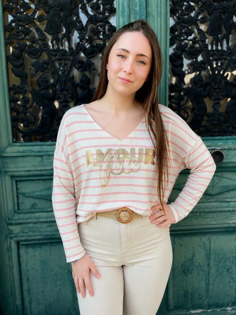 Tee-shirt manche longue "Amour"