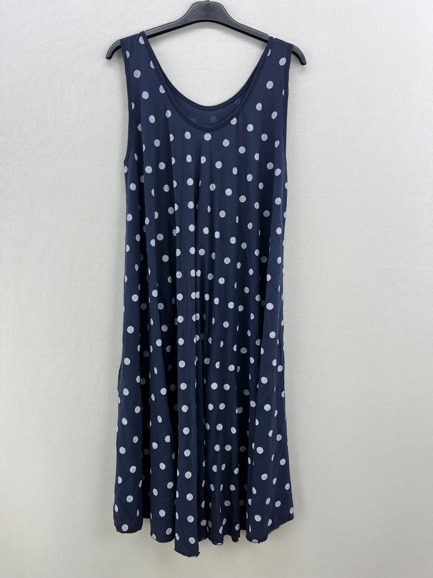 Robe longue à pois