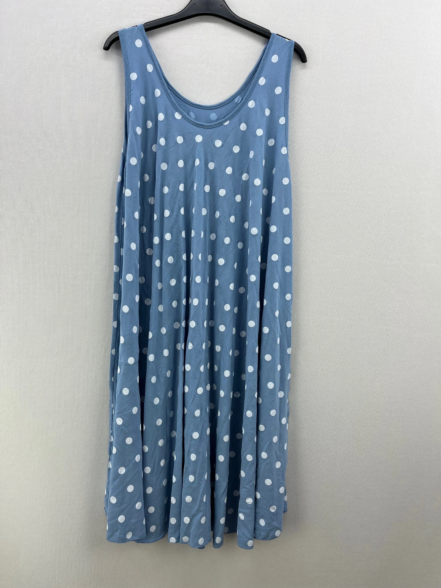 Robe longue à pois