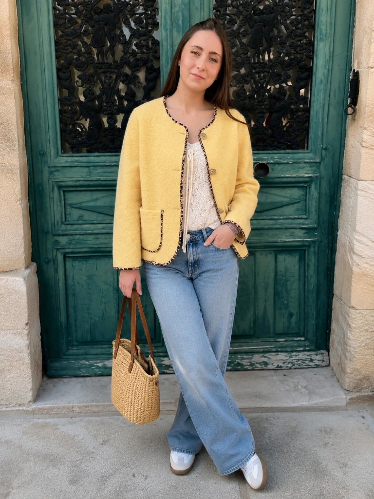 Veste Élégance "Jaune clair"