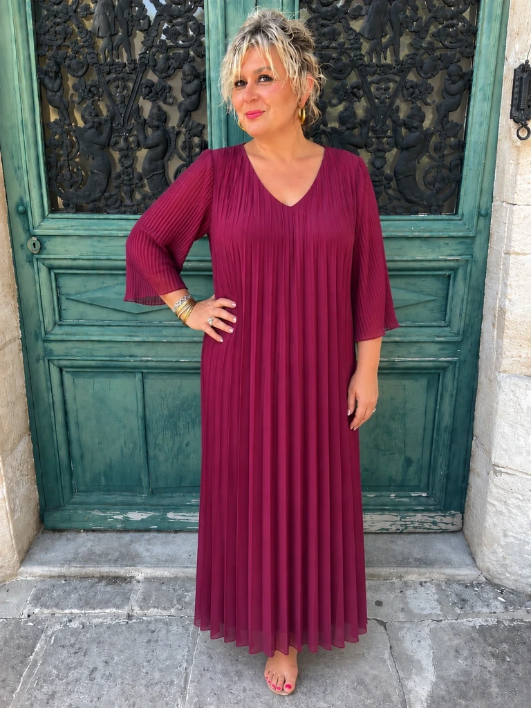 Robe Plissée Soleil