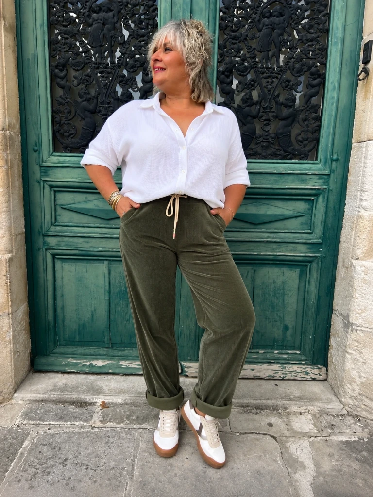 Pantalon Velours Côtelé