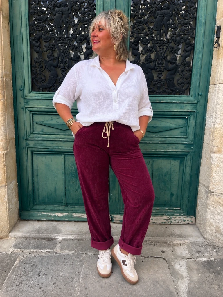 Pantalon Velours Côtelé