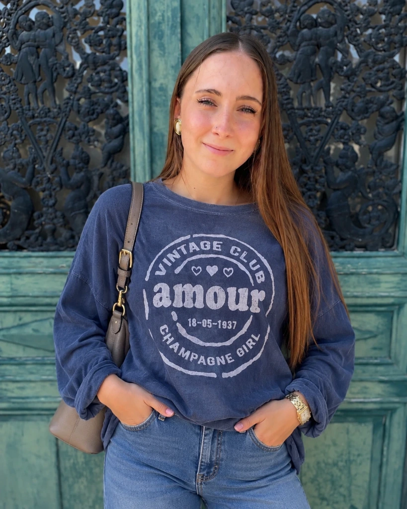 Pull Velours Amour
