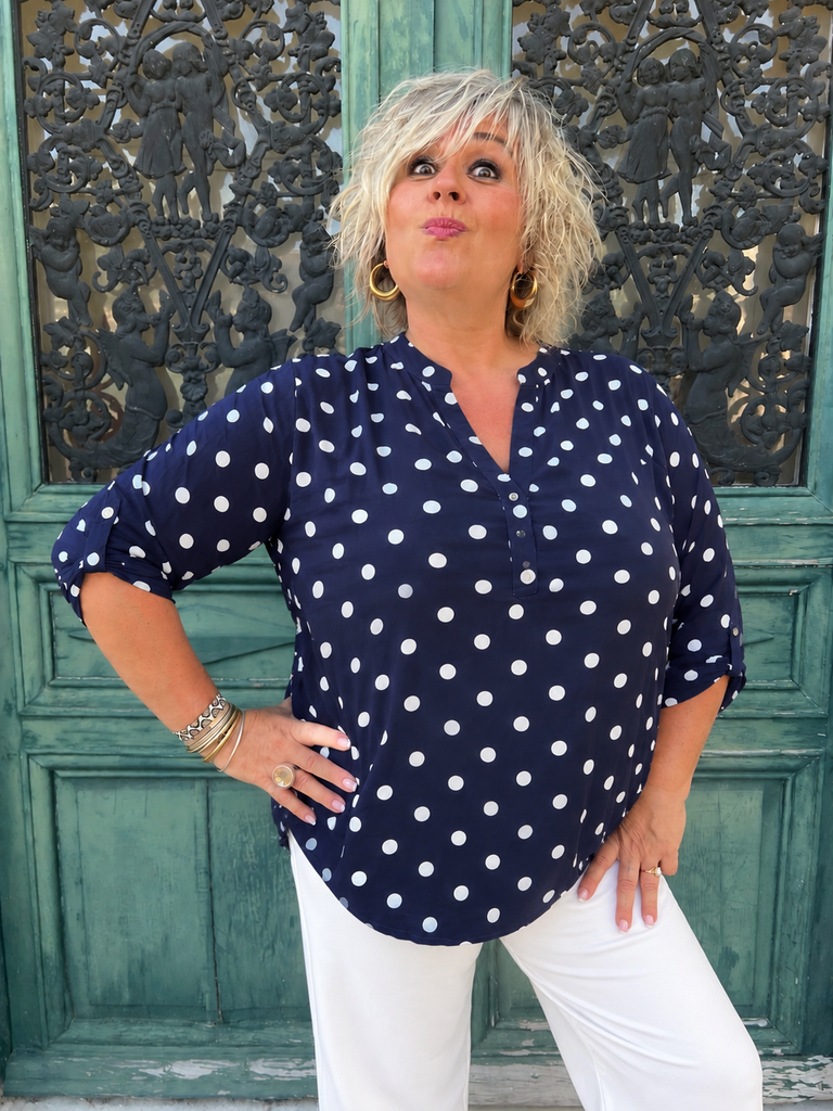 Blouse à Pois