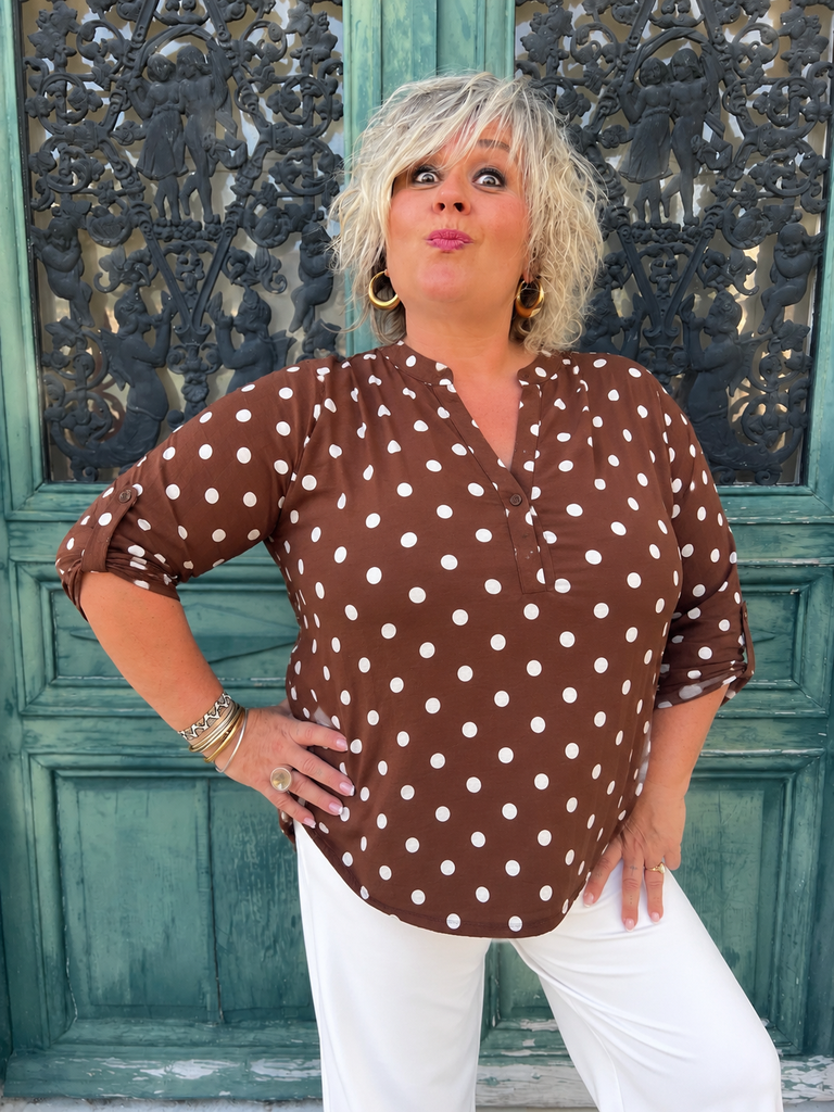 Blouse à Pois