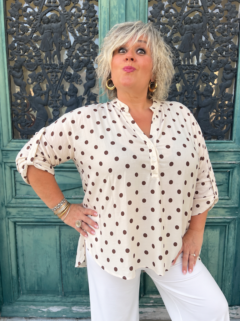 Blouse à Pois