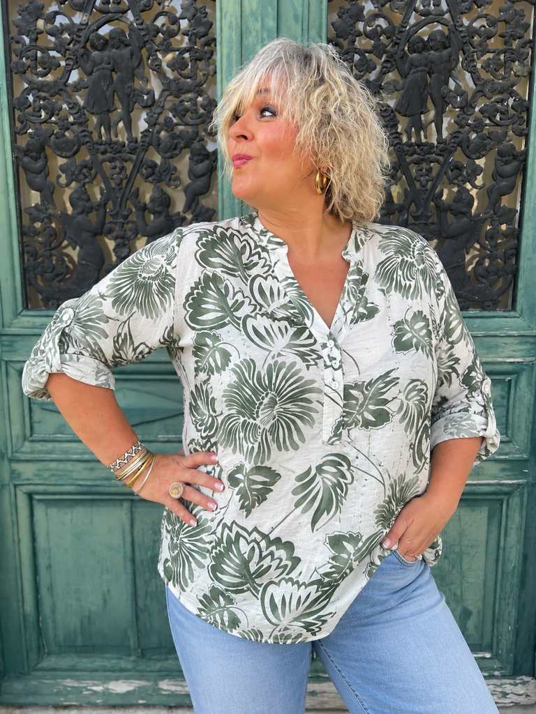 Blouse avec Lurex