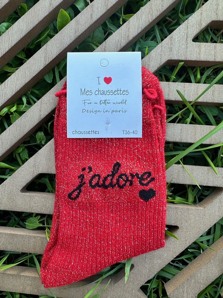 Chaussettes J'adore