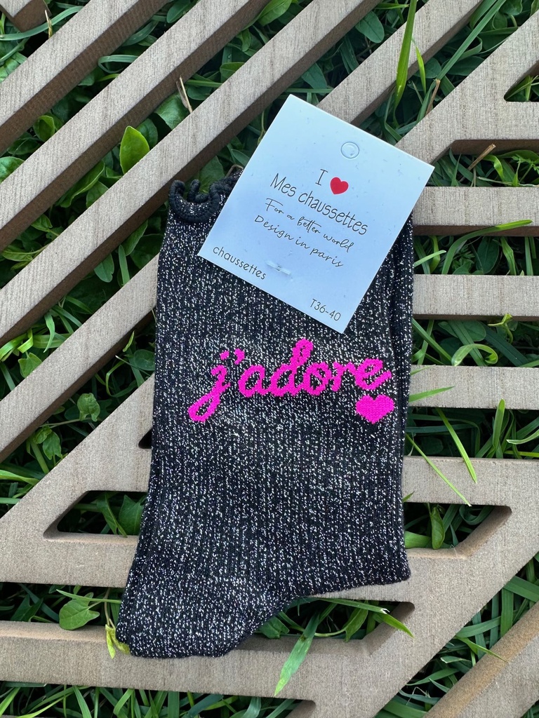 Chaussettes J'adore