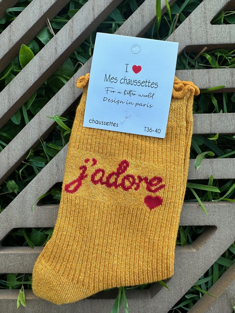 Chaussettes J'adore