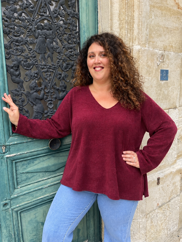 Pull Bordeaux