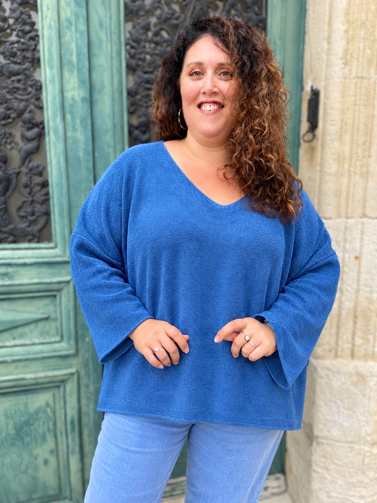 Pull Bleu jean