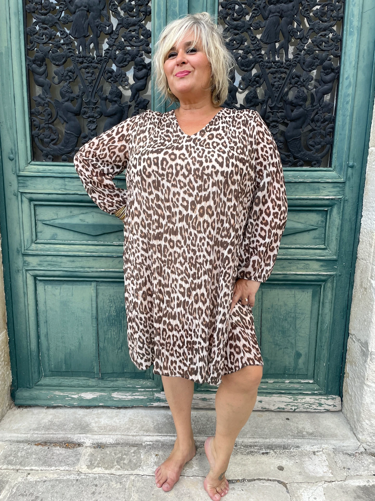 Robe Fauve Élégance