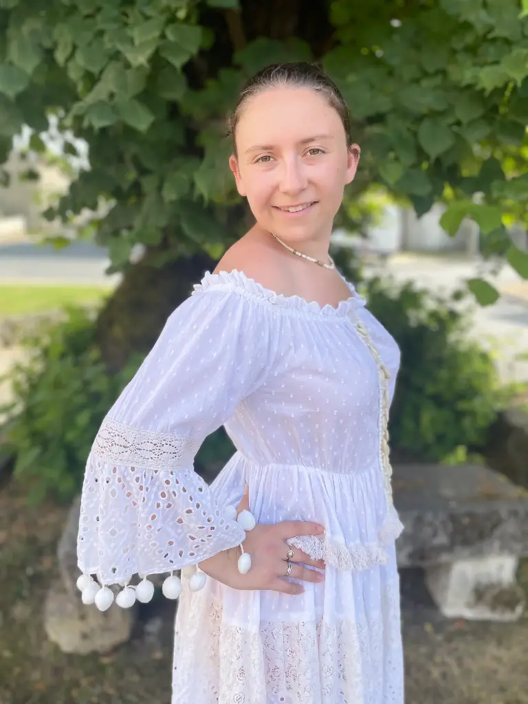 Robe "Écume Bohème"