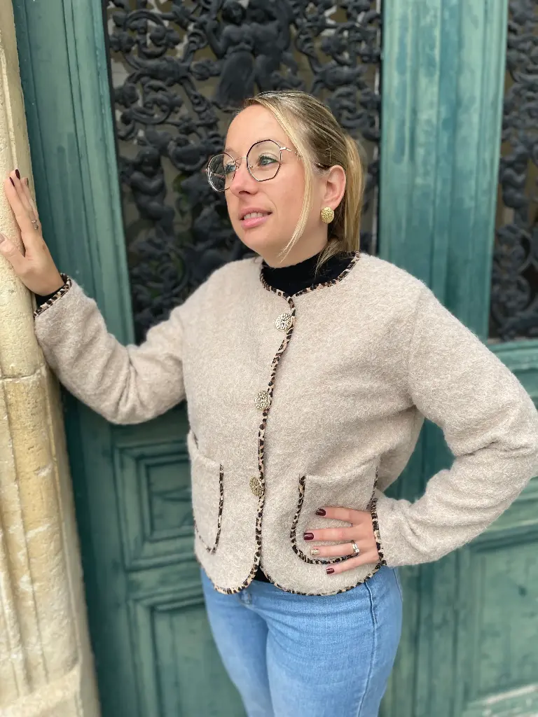 Veste "Murmure d’Automne" (Beige)