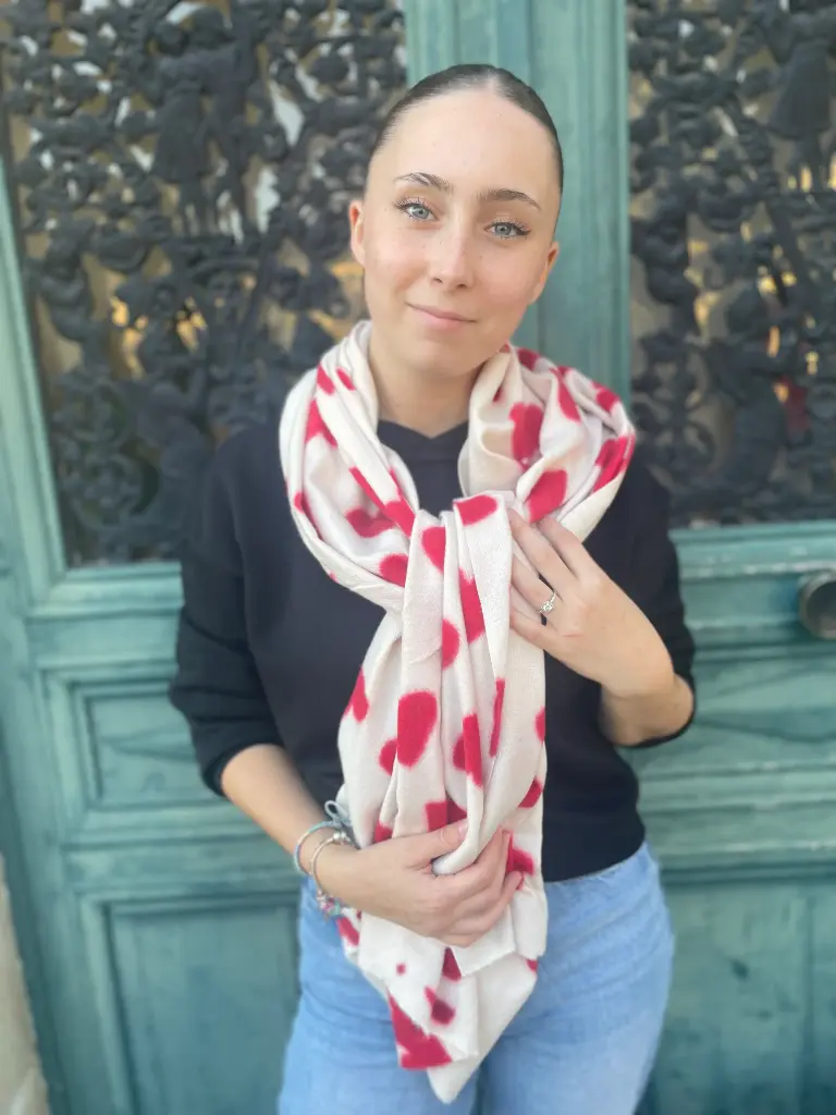 Écharpe “Ça dit : j’ai du style même en hiver”