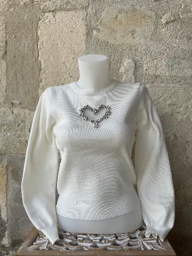 Pull léger "Cœur"